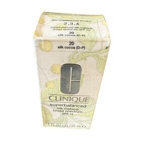 New Clinique Superbalanced Silk Makeup Broad Spectrum SPF15‎ 1 OZ #20 Silk Cocoa